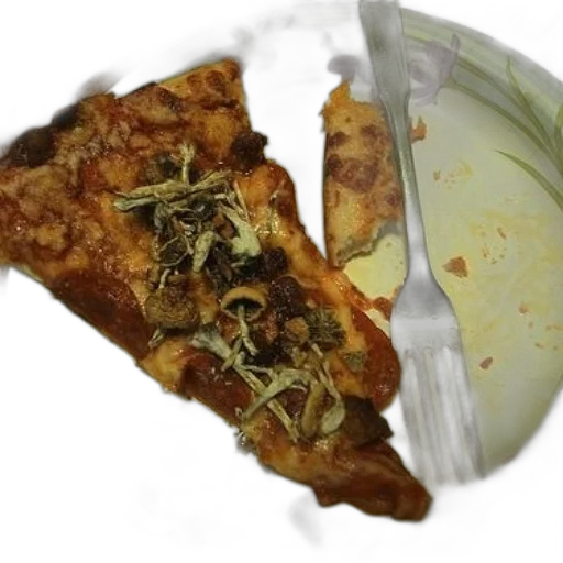 food, face, photorealistic, slice transparent PNG cut-out