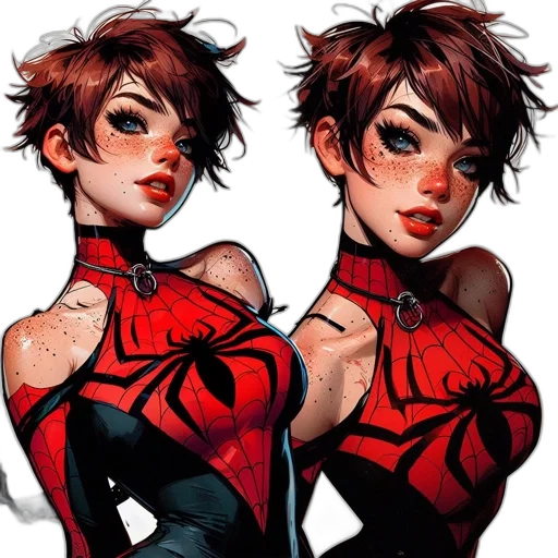 comic book art, concept art, fantasy art, cartoon transparent PNG cut-out