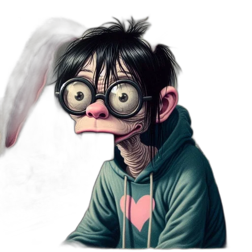 mask, face, creature, concept art transparent PNG cut-out