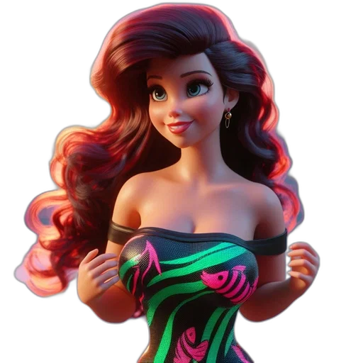 dress, jewelry, cartoon, fantasy art transparent PNG cut-out