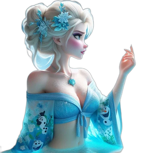 dress, jewelry, crown, fantasy art transparent PNG cut-out