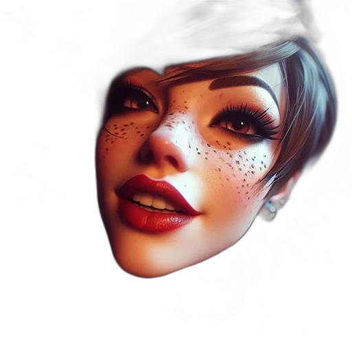 face, mask, crown, robot transparent PNG cut-out