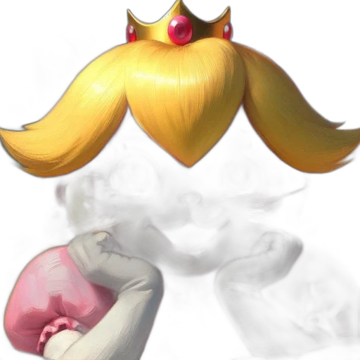 crown, hat, hair, mask transparent PNG cut-out