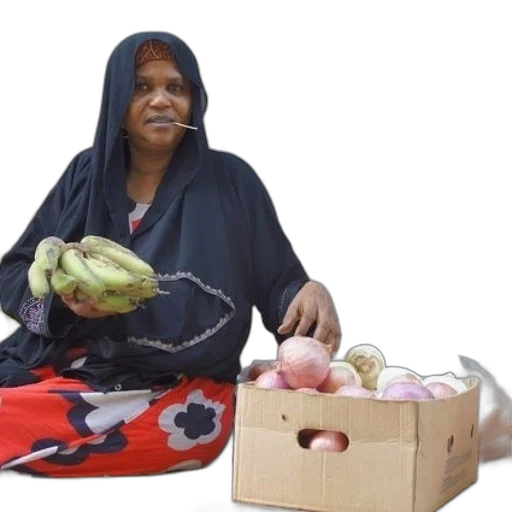 woman, traditional, clothing, holds transparent PNG cut-out
