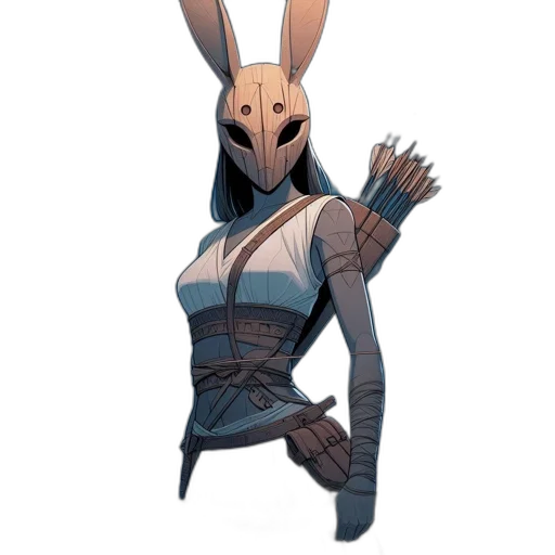 mask, creature, animal, staff transparent PNG cut-out