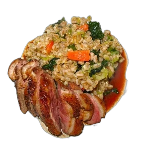food, photorealistic, plate, sliced transparent PNG cut-out
