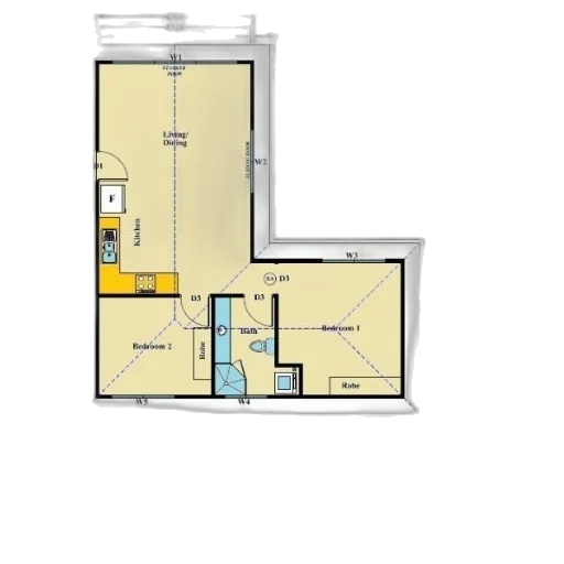building, 3d render, floor, plan transparent PNG cut-out
