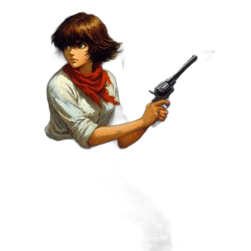 staff, weapon, sword, hair transparent PNG cut-out