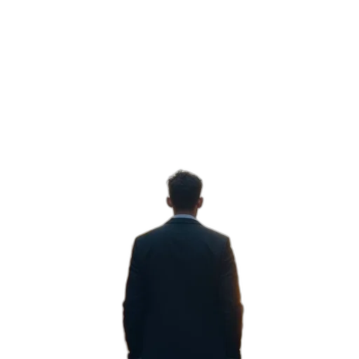jacket, staff, robot, face transparent PNG cut-out
