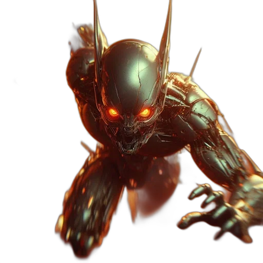 creature, robot, dragon, animal transparent PNG cut-out