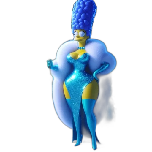dress, crown, hat, creature transparent PNG cut-out