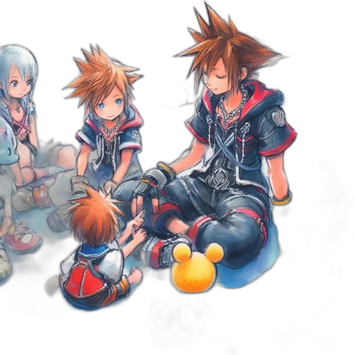 concept art, pixel art, fantasy art, anime transparent PNG cut-out