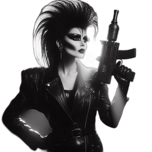 weapon, cyberpunk, comic book art, concept art transparent PNG cut-out