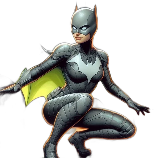 comic book art, concept art, cartoon, 3d render transparent PNG cut-out
