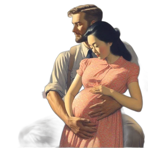 dress, oil painting, photorealistic, concept art transparent PNG cut-out