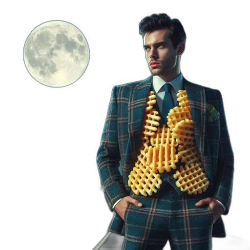 jacket, concept art, comic book art, photorealistic transparent PNG cut-out