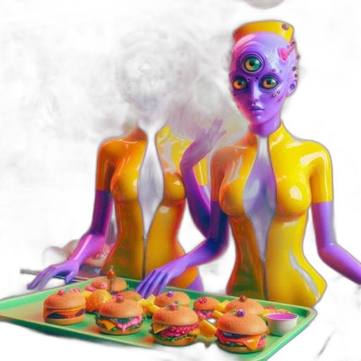 food, concept art, 3d render, fantasy art transparent PNG cut-out