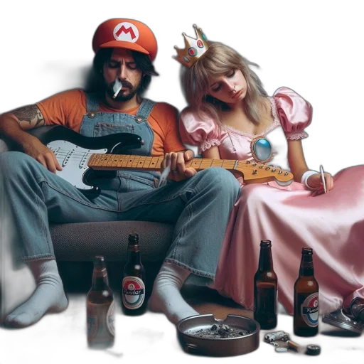 bottle, concept art, two, individuals transparent PNG cut-out