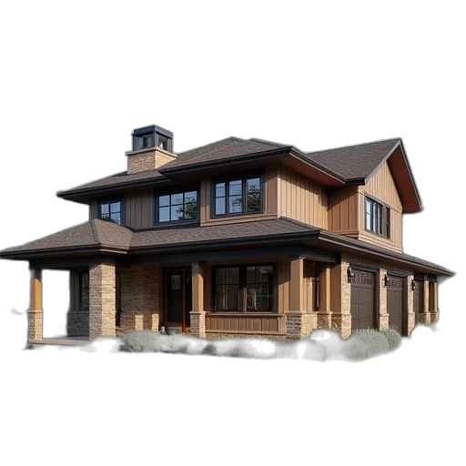 building, 3d render, photorealistic, concept art transparent PNG cut-out