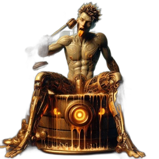 furniture, robot, mask, crown transparent PNG cut-out