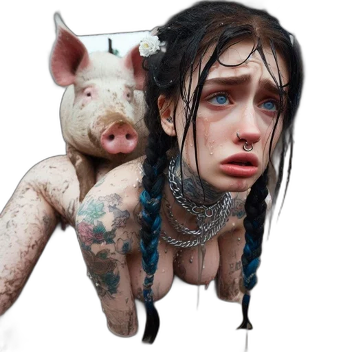 animal, creature, face, concept art transparent PNG cut-out