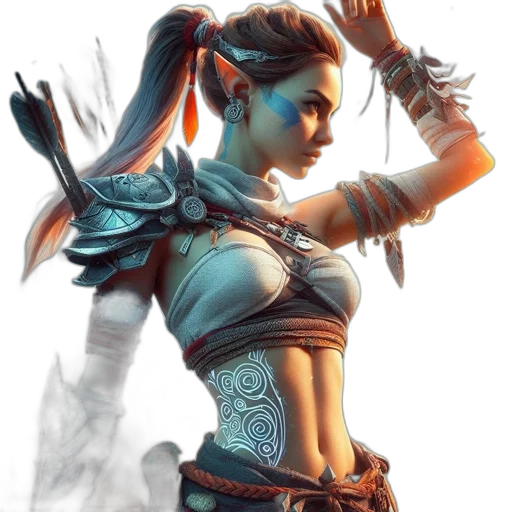 staff, sword, weapon, fantasy art transparent PNG cut-out