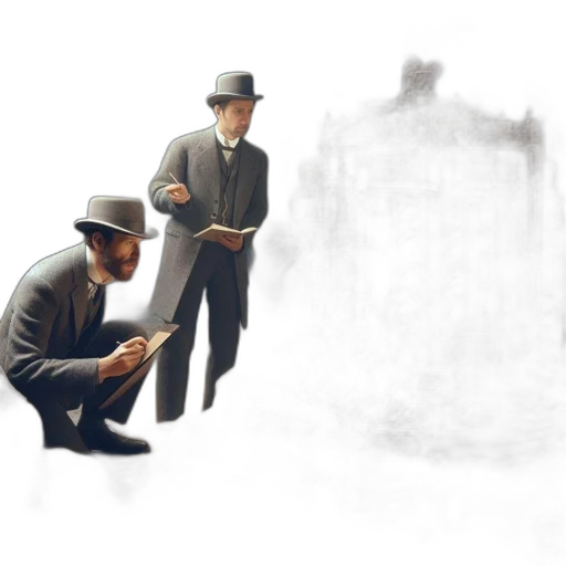 hat, staff, jacket, concept art transparent PNG cut-out
