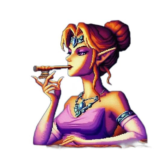 jewelry, staff, crown, fantasy art transparent PNG cut-out