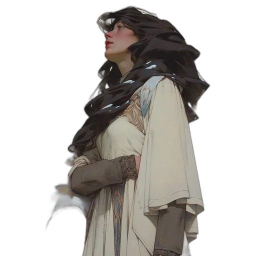 jacket, staff, dress, face transparent PNG cut-out
