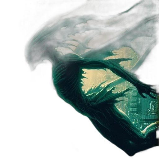 mask, dragon, jacket, shoes transparent PNG cut-out
