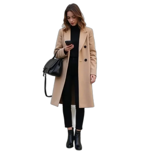 jacket, staff, monochrome, dark transparent PNG cut-out