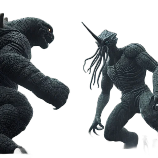 creature, concept art, 3d render, fantasy art transparent PNG cut-out