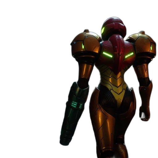 robot, weapon, 3d render, concept art transparent PNG cut-out