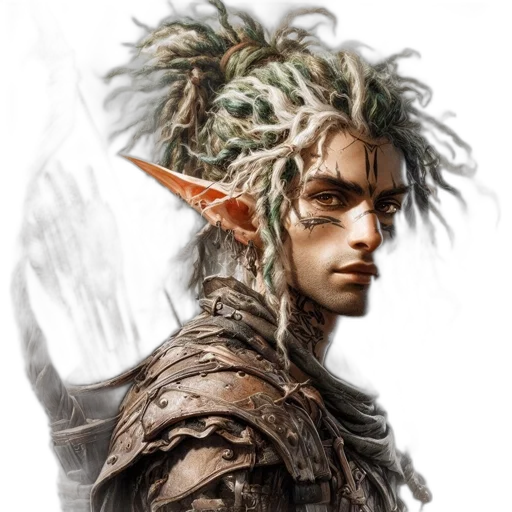 dragon, face, staff, fantasy art transparent PNG cut-out