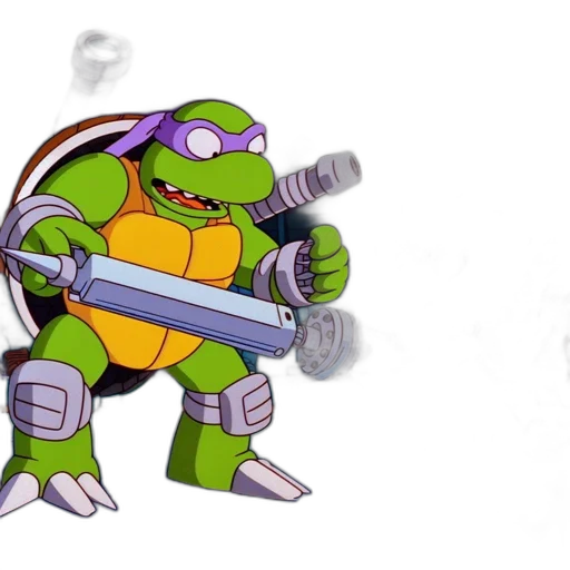 concept art, 3d render, donatello, lisa transparent PNG cut-out