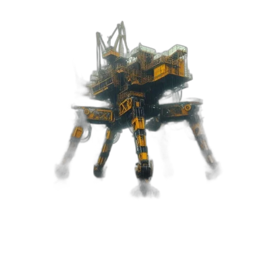 robot, weapon, creature, crown transparent PNG cut-out
