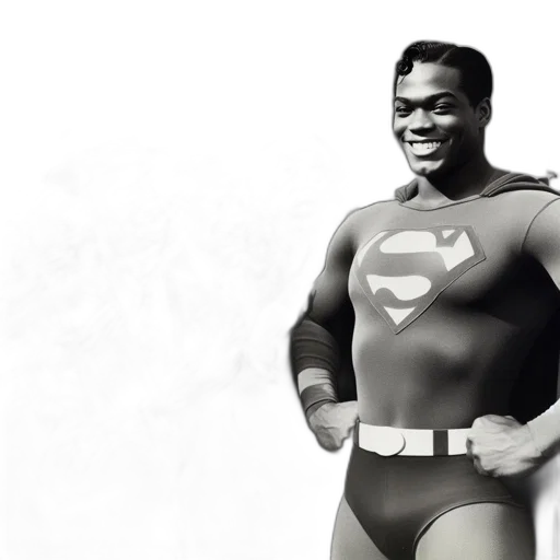 comic book art, concept art, man, superman transparent PNG cut-out