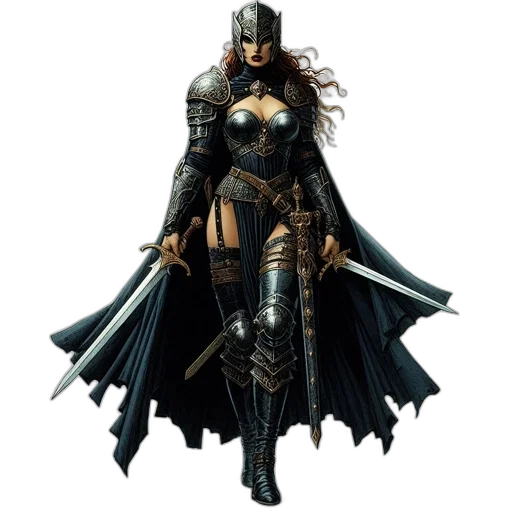 concept art, comic book art, fantasy art, 3d render transparent PNG cut-out