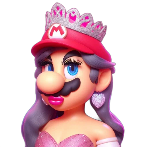 crown, dress, hat, face transparent PNG cut-out