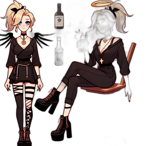 staff, concept art, cartoon, pixel art transparent PNG cut-out