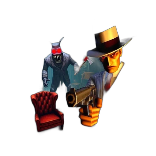 weapon, robot, hat, mask transparent PNG cut-out