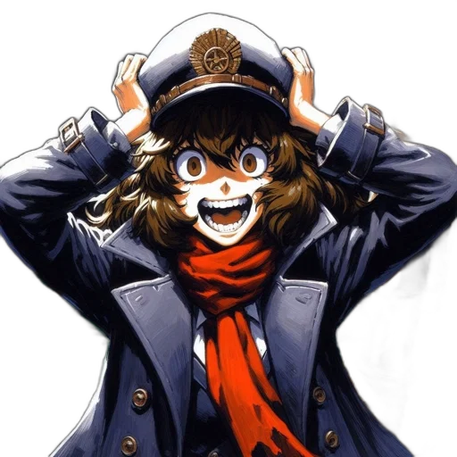 hat, jacket, mask, face transparent PNG cut-out
