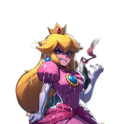 crown, dress, staff, weapon transparent PNG cut-out