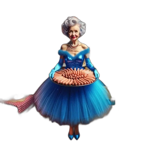 dress, food, crown, concept art transparent PNG cut-out