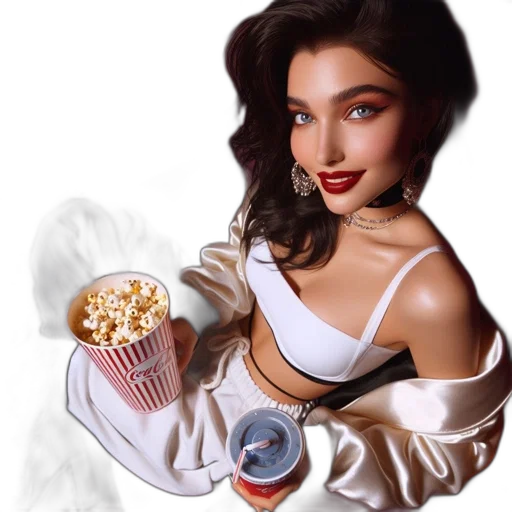 food, jewelry, photorealistic, vaporwave transparent PNG cut-out