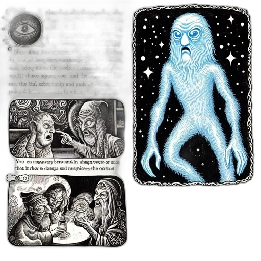 creature, concept art, comic book art, outer space transparent PNG cut-out