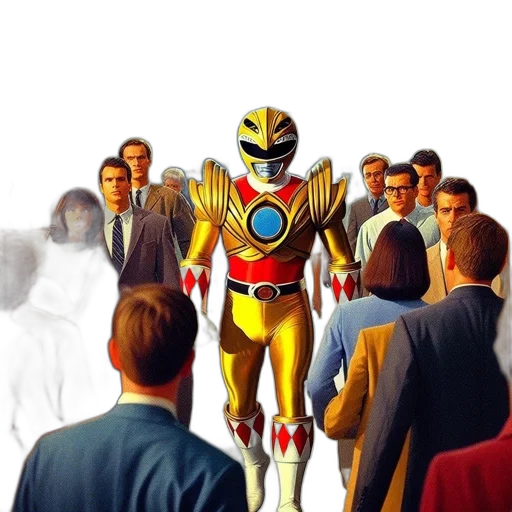 robot, concept art, comic book art, 3d render transparent PNG cut-out
