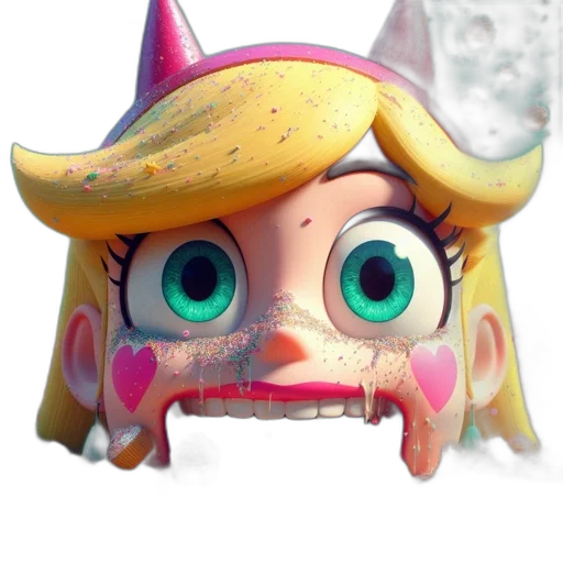 creature, face, hat, crown transparent PNG cut-out