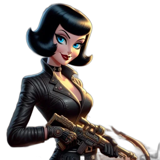 weapon, comic book art, concept art, cartoon transparent PNG cut-out
