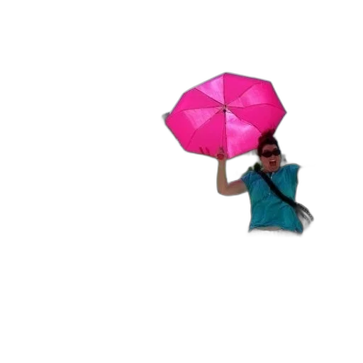 umbrella, dress, staff, hat transparent PNG cut-out